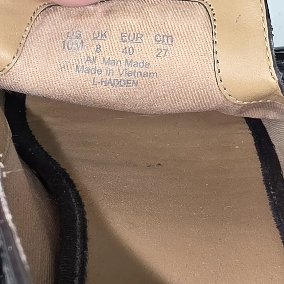 Franco Sarto Black Patent Tassel Loafers Size 10 Classic Chic Slip - Ons Preppy - Picture 9 of 10